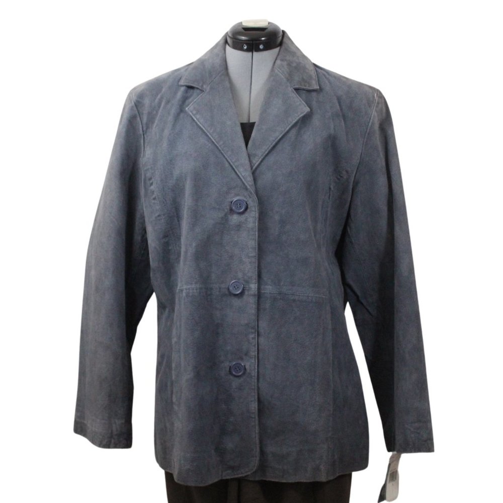 NWT Vintage Genuine Leather Blazer by Silverlake